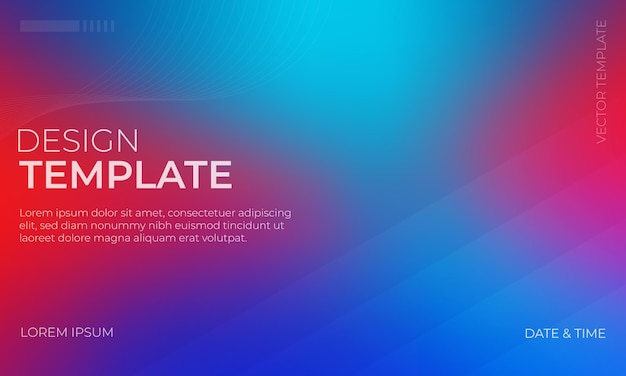 Cool Blue Red Cyan Gradient Background Concept