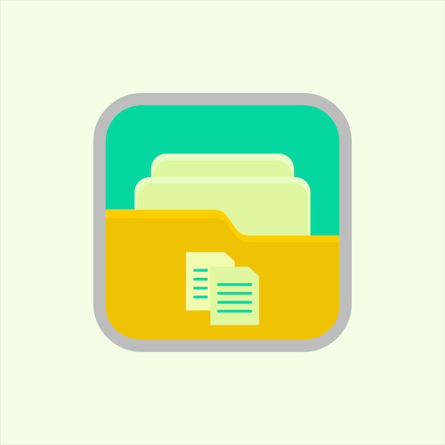 Copy Folder icon icon related to design elements suitable for web site app user interfaceselement printable etc flat icon style simple vector design editable