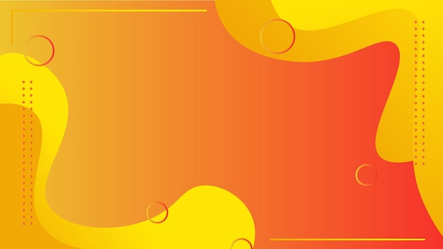Copy space gradient orange background Flat design hot background
