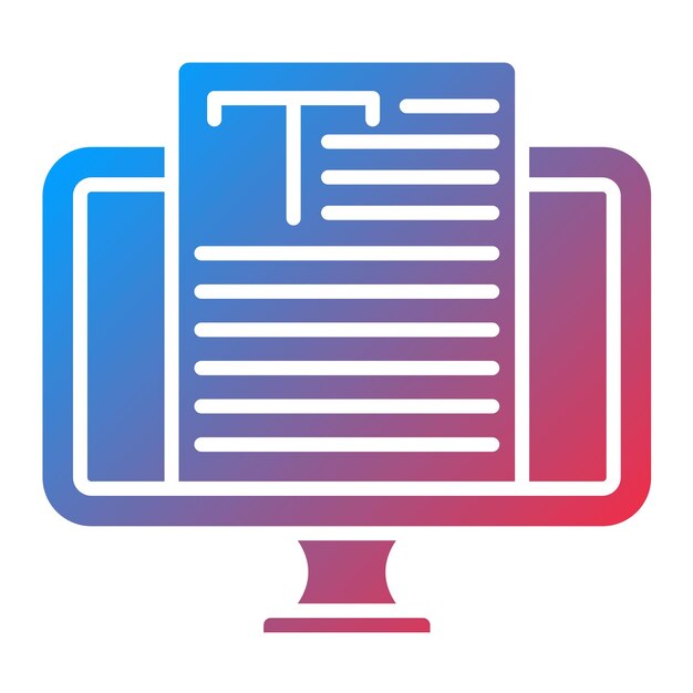 Copywriting icon vector image Can be used for Social Media Agency