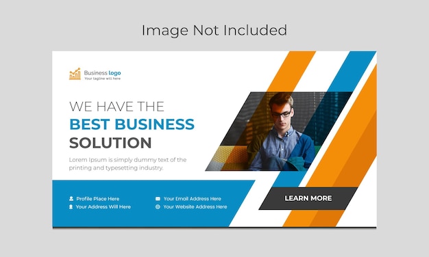 corporate business banner ad design or ads banner