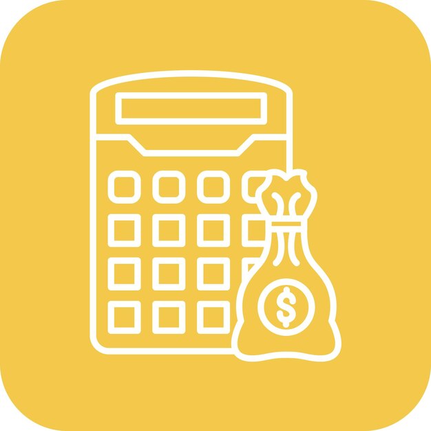 cost accounting icon vector image can be used for accounting