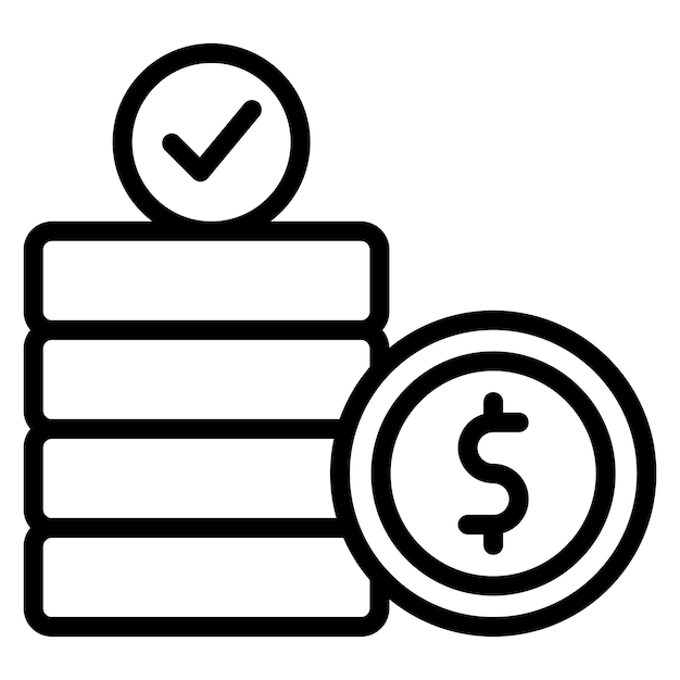 Cost icon vector image Can be used for Supply Chain