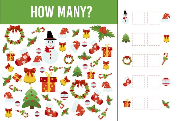 Counting Game for Preschool Children.