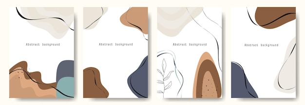 cover design elements set with copy space for textabstract vintage backgroundor ideal for postcard