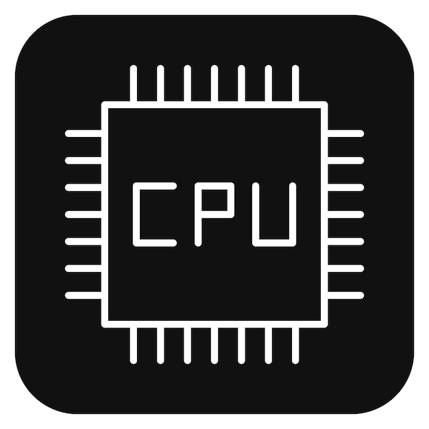 Cpu Vector Illustration