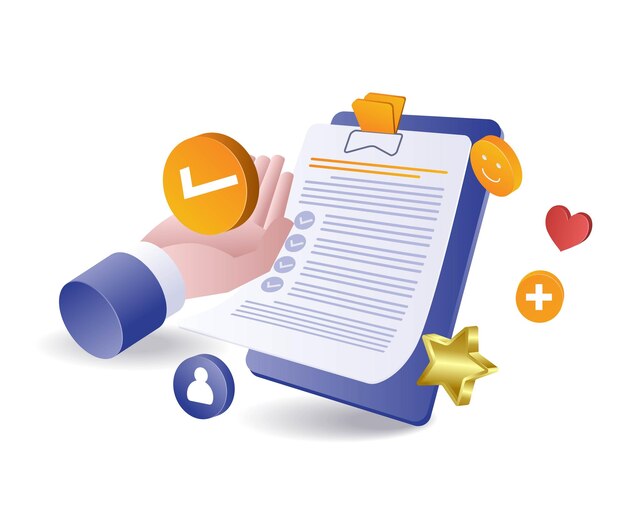 Create a check mark with options