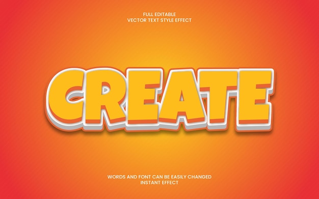 Create Text Effect