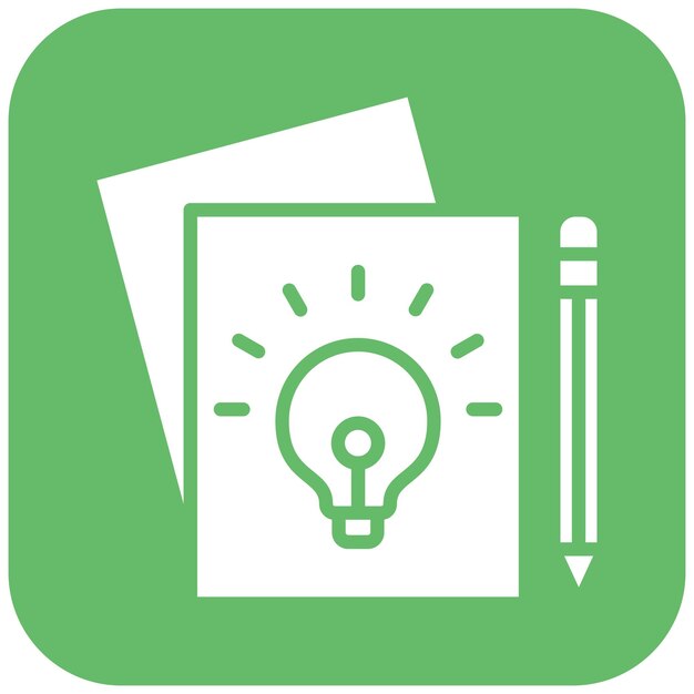 Creating Ideas icon vector image Can be used for Design