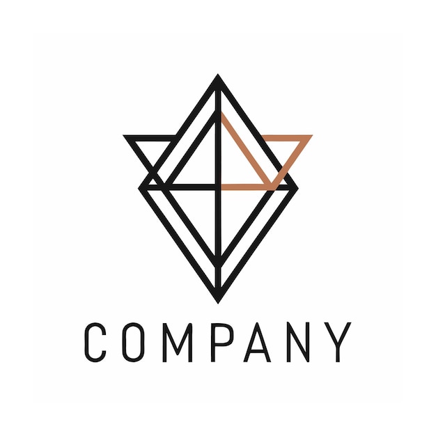 creative and elegant abstract minimalistic logo design vector for any brand company
