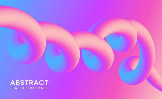 Creative colorful geometric background design with fluid gradient shapes
