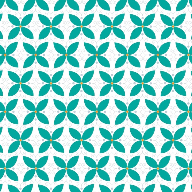 creative floral pattern design template vector