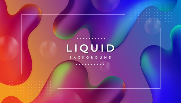 Creative fluid background
