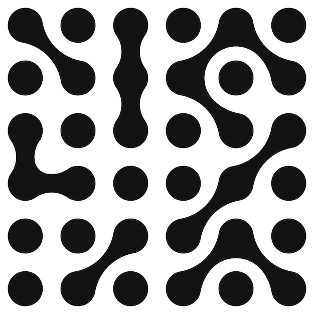 Creative modern structure of dots and links forming molecular and futuristic connection layout for backgrounds and branding Ideal for digital tech and abstract graphic designtechnology science