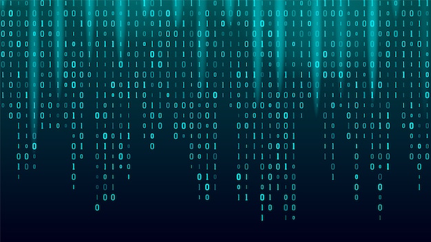 Creative Stream Of Binary Code Algorithm