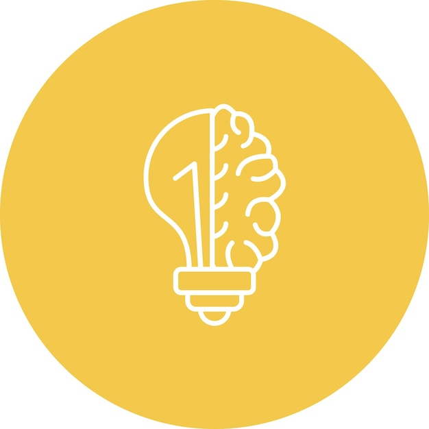 Creativity icon vector image Can be used for Startup