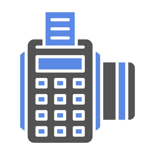 Credit Card Machine Icon Style