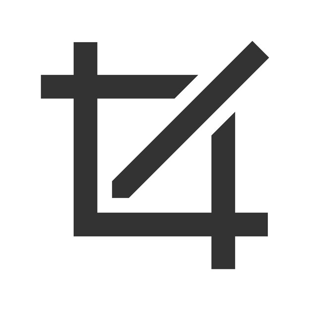 Crop tools icon