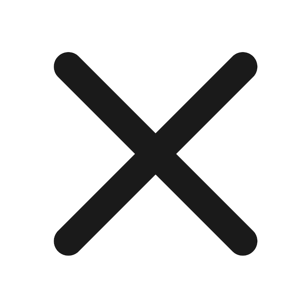 Cross Icon Flat Illustration Of Cross Vector
