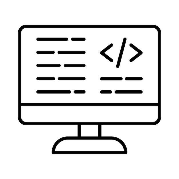 CSS Code Line Illustration