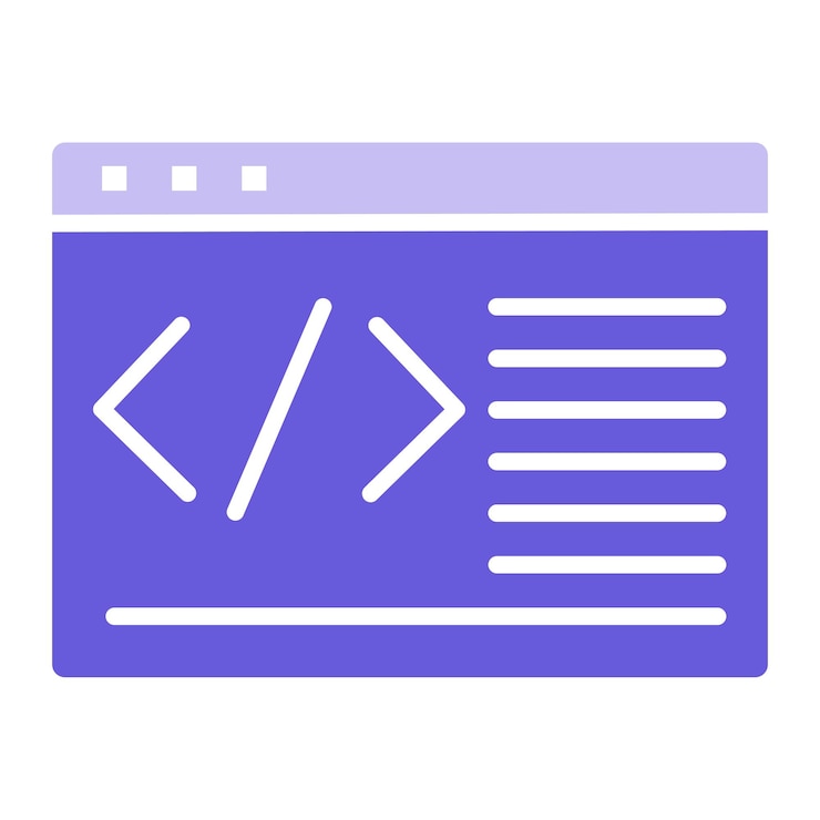 Vector css code vector illustration