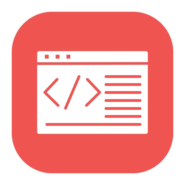 CSS Code Vector Illustration