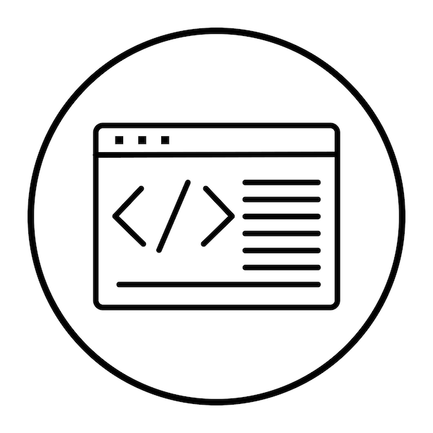 CSS Code Vector Illustration