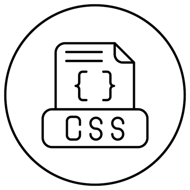 Css File icon vector image Can be used for Computer Programming