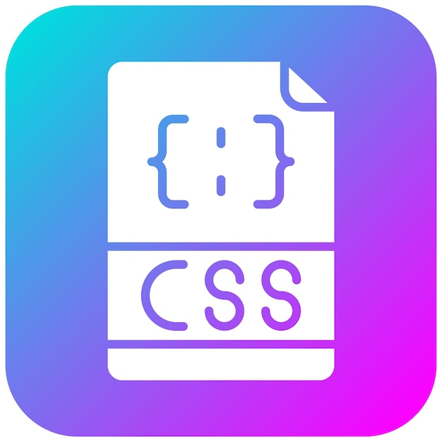 css file vector icon can be used for computer programming iconset