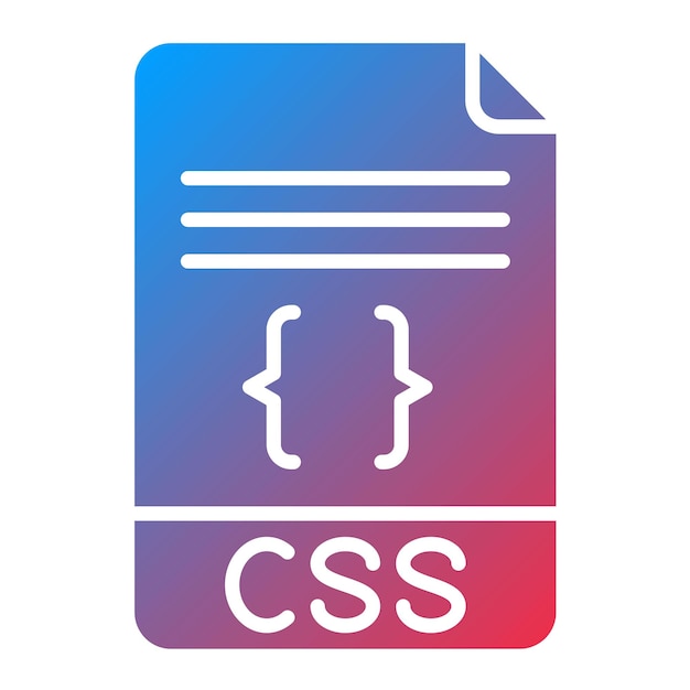 CSS icon vector image Can be used for No Code