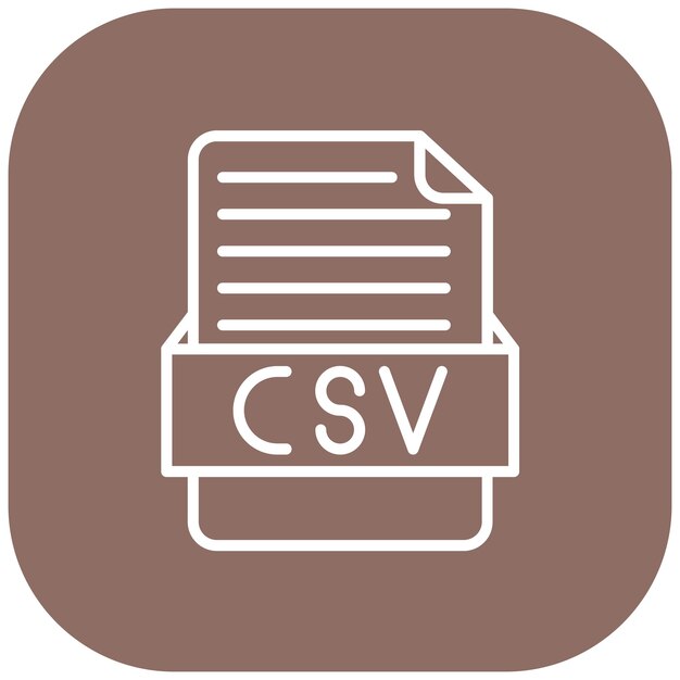 CSV Vector Illustration Style