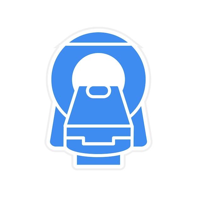 ct scan icon vector image can be used for health checkup