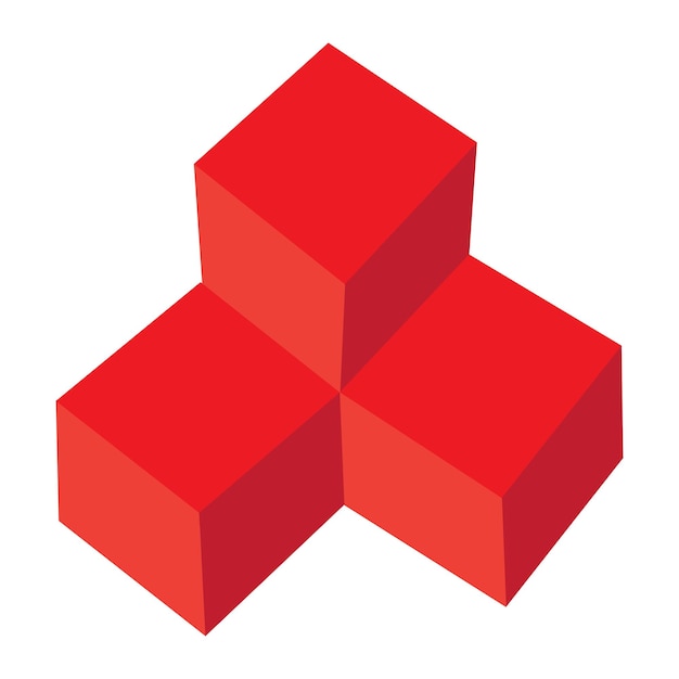 cube icon vector illustration design template
