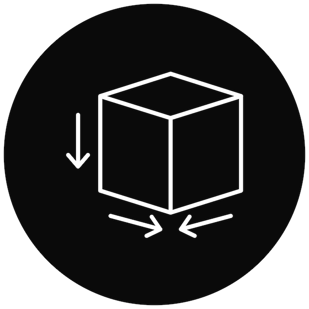 cube icon vector image can be used for physics
