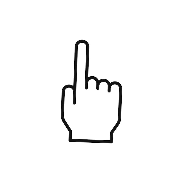 Cursor finger icon