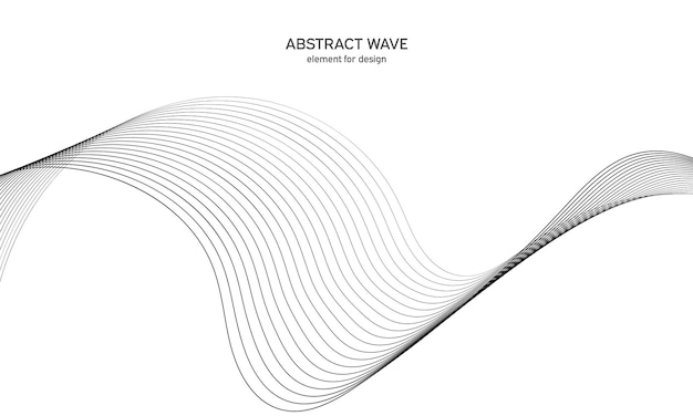 curved wavy line stripe.