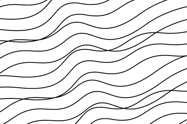 curves lines abstract waves hand drawing pattern background