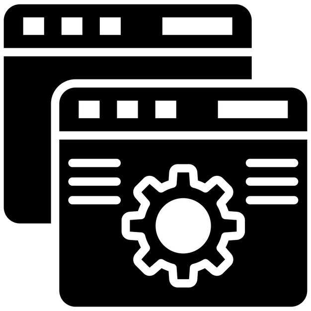 Custom Features Vector Illustration Style