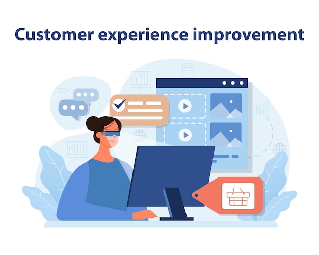 Customer experience improvement a detailed portrayal of enhanced online customer service and