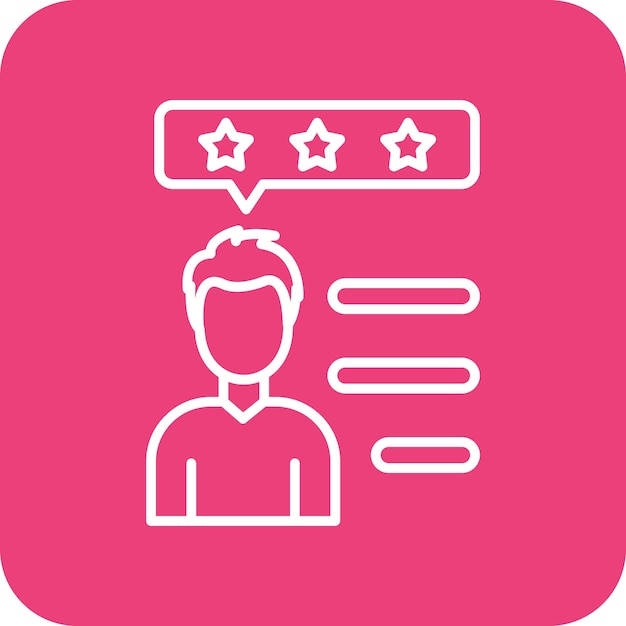 Customer Reviews icon vector image Can be used for Computer Programming