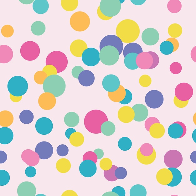 cute colorful dot pattern scattered dots geometric abstract background