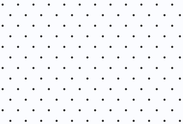 Cute polka black dot pattern background vector