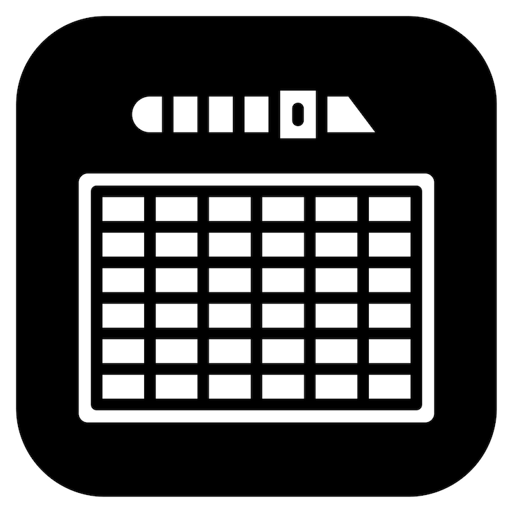 Vector cutting mat icon vector image can be used for crafting
