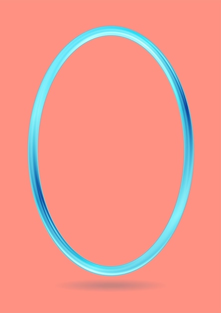 Cyan ellipse framework abstract minimal background