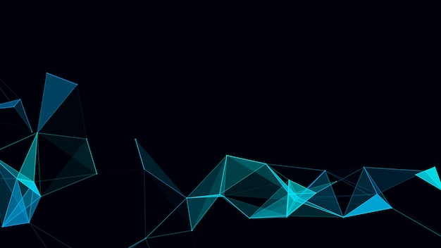Cyber network connection structure Technology connect big data Vector science background