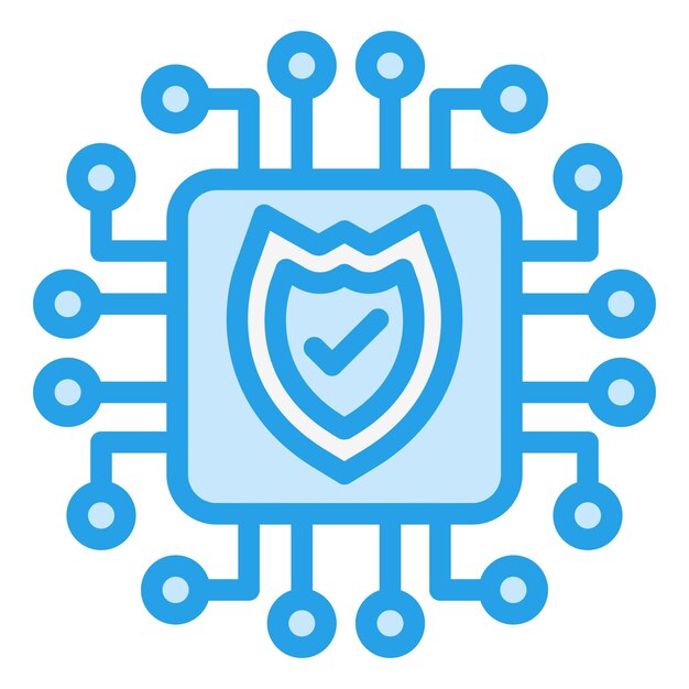 Cyber security Vector Icon Design Illustration