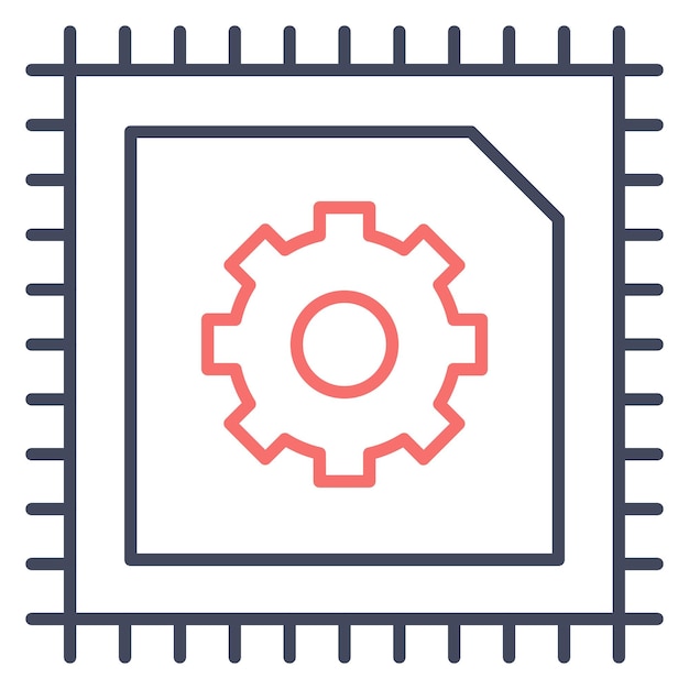 Cybernetics Vector Illustration Style
