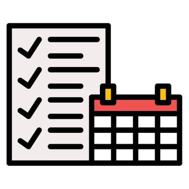 daily tasks icon vector image can be used for psychology