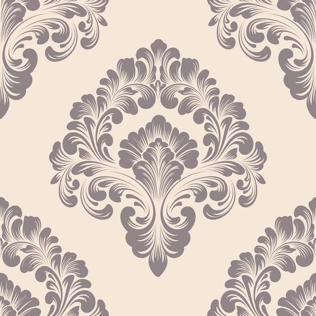 damask seamless pattern element.