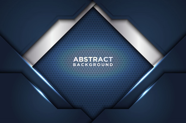 dark abstract background with dark blue overlap layers. 